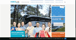 Desktop Screenshot of keolis-gascogne.com